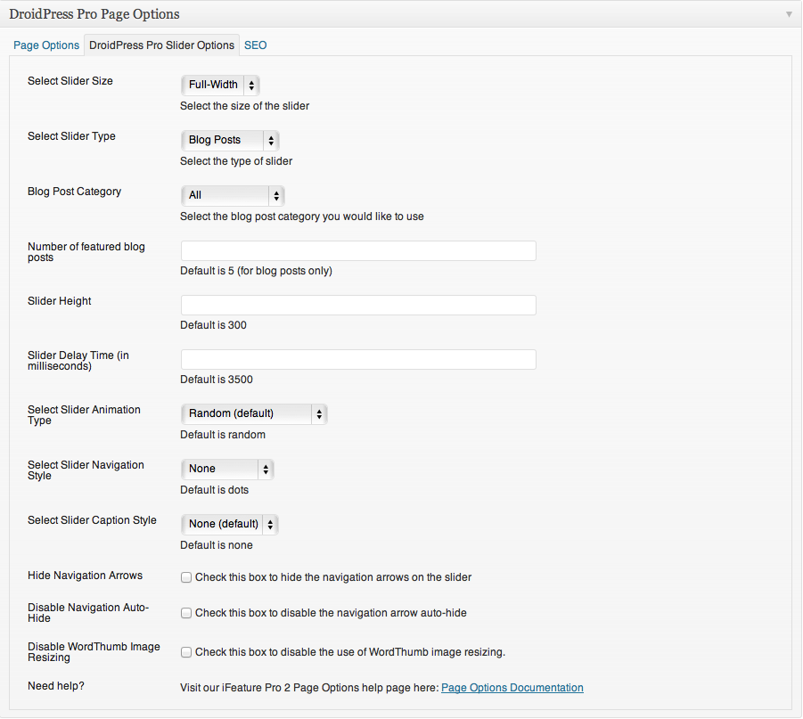droidpress-pro-page-slider-options