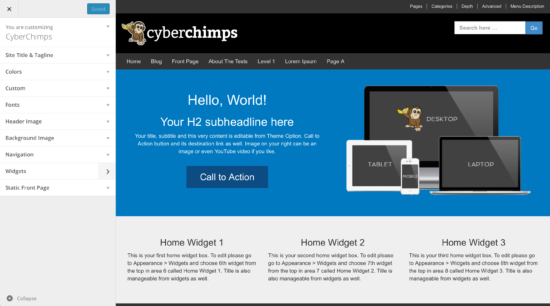 Pro Features Plugin From Cyberchimps
