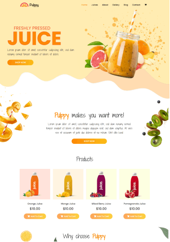Responsive Starter Template Juice shop
