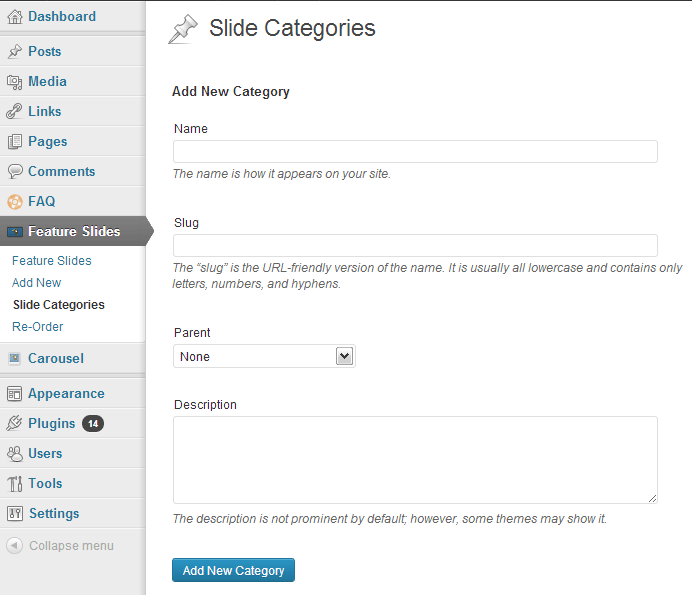 Neuro Pro Slide Categories