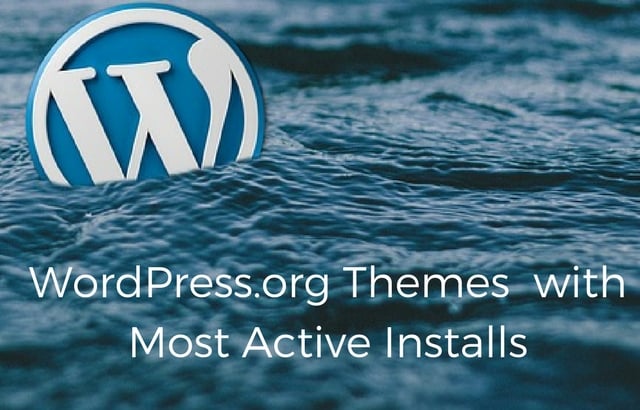 25 WordPress Themes with Most Active Installs (1)