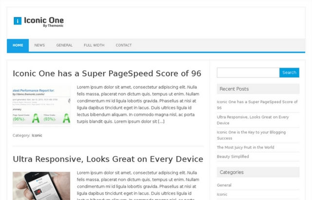 Iconic One WordPress Theme