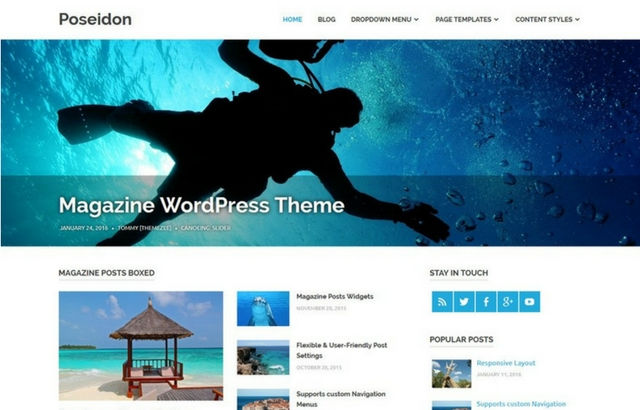 Poseidon WordPress Theme