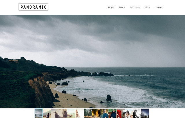 Panoramic WordPress Photography Theme