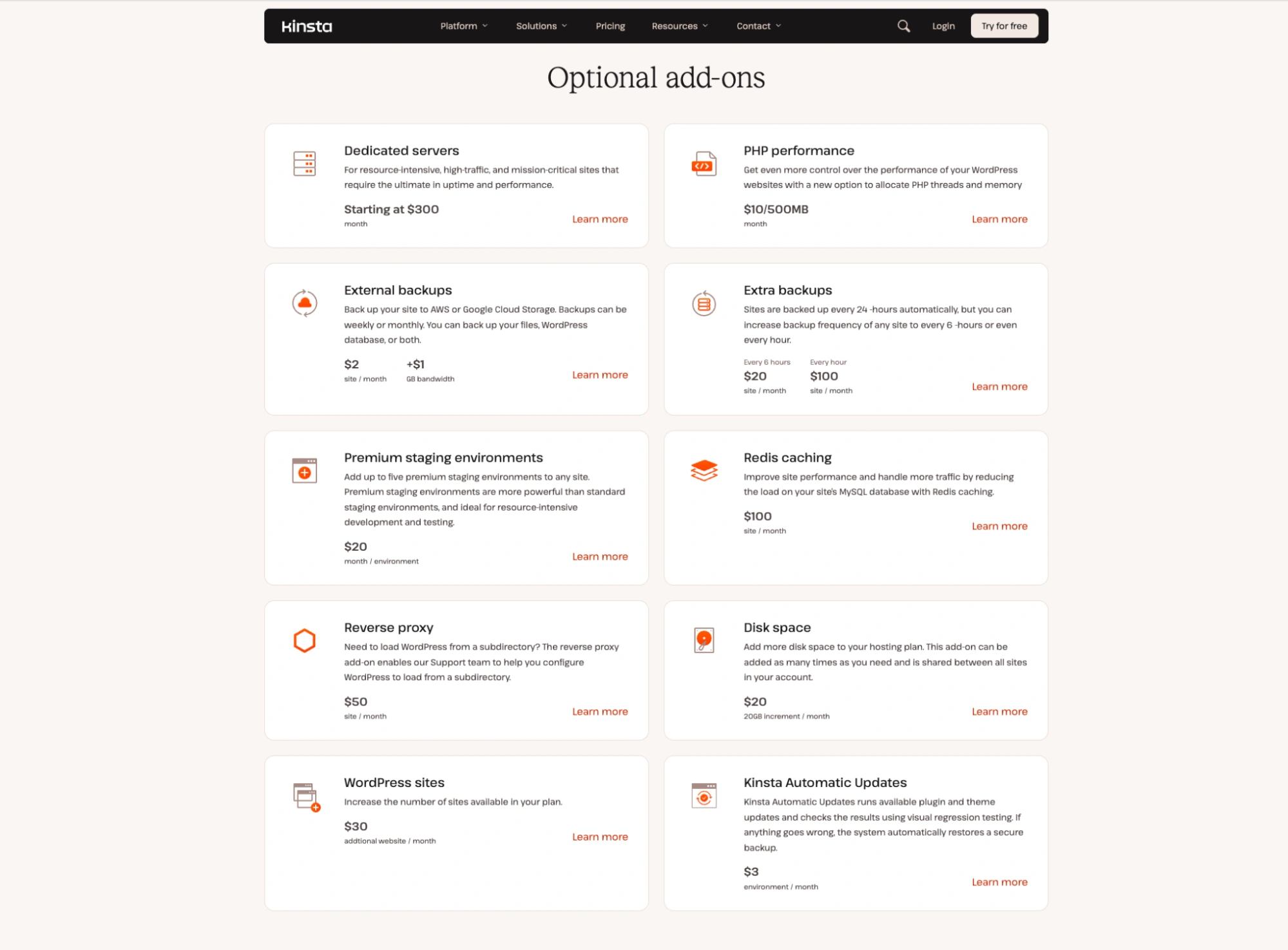 Optional Add-Ons for Any Plan