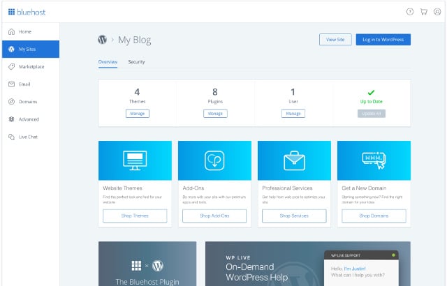 bluehost featured