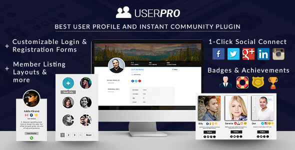 UserPro- User Profile And Instant Community Plugin
