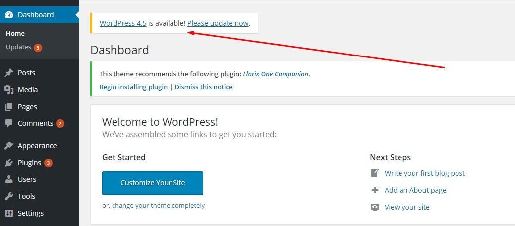 1-WordPress-Update