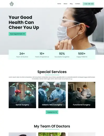 Free Doctor WordPress Theme