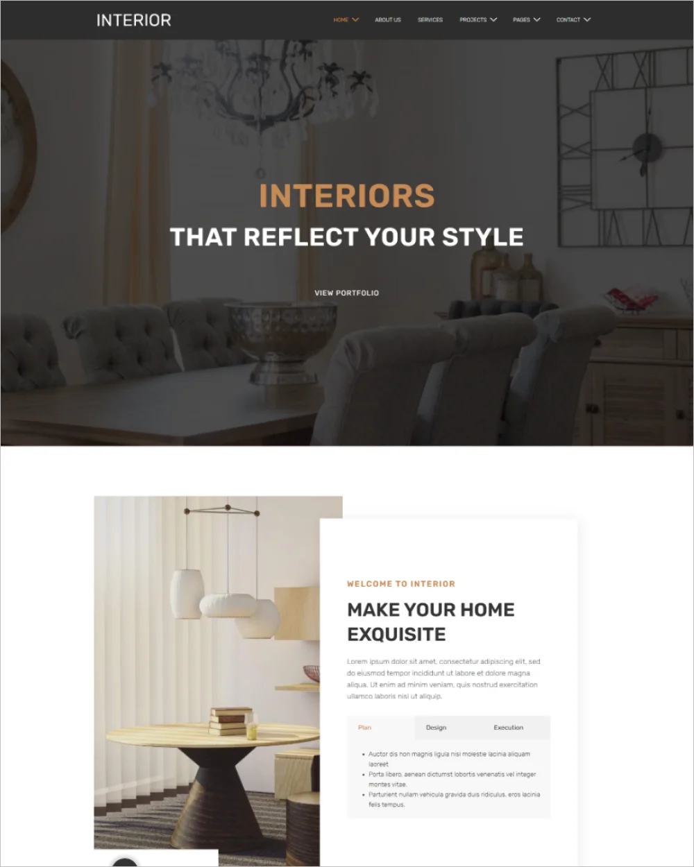 Interior Design Pro WordPress Template