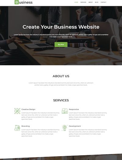 Business Responsive Ready-Site Template