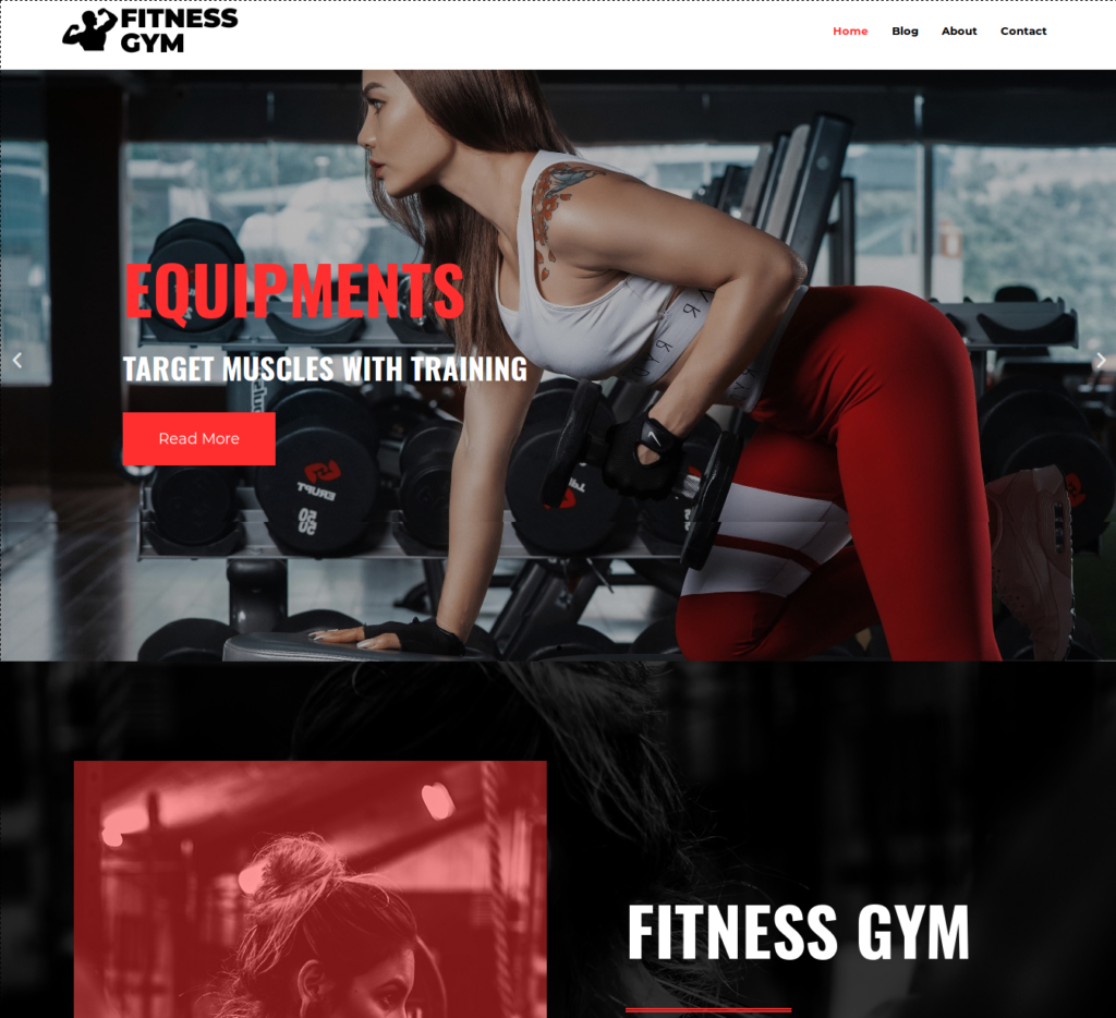 Fitness Gym fitness WordPress theme