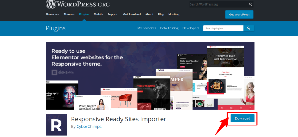 Download the ad importer plugin