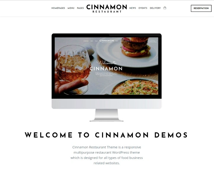 cinnamon wordpress theme
