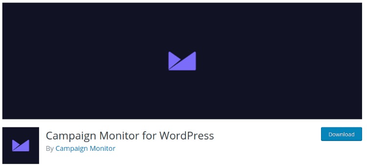 Campaign Monitor- WordPress email subscription plugin