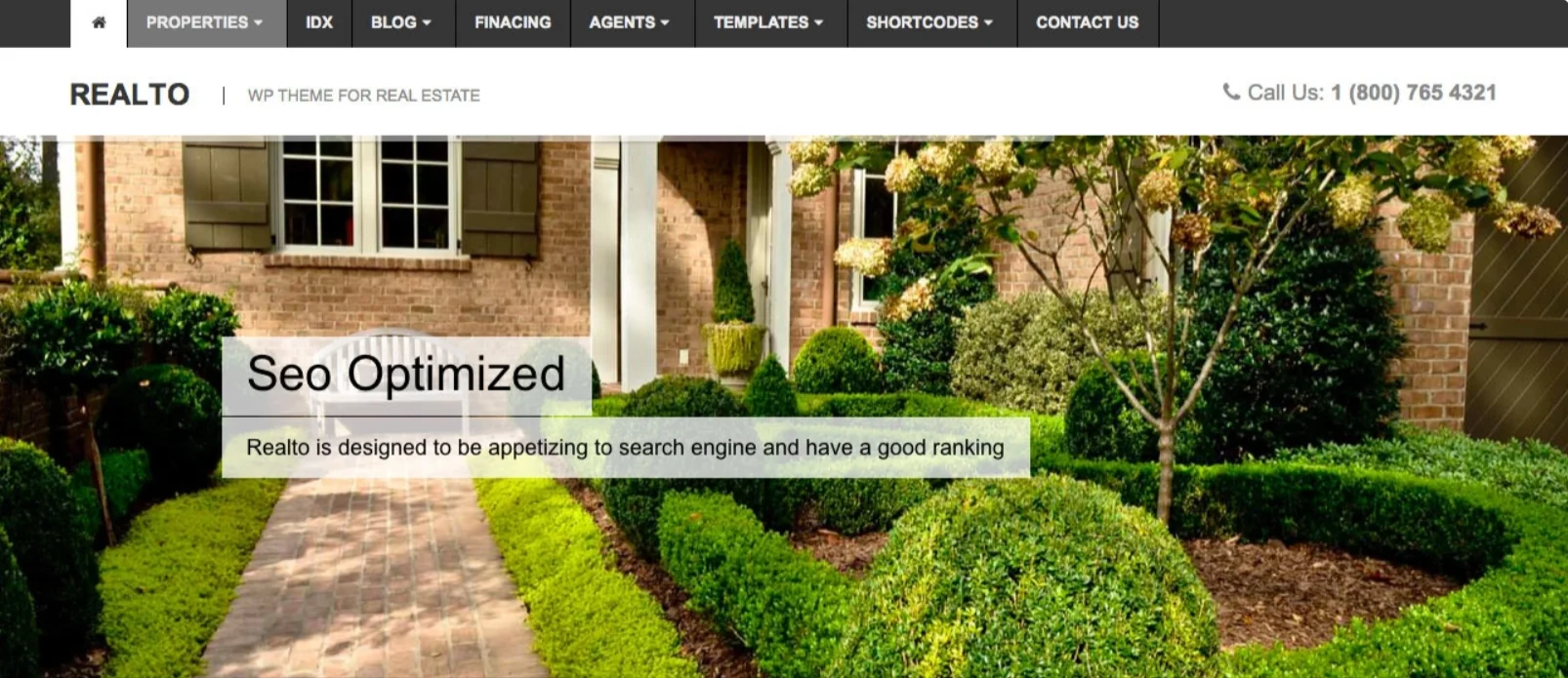 Realto wordpress theme template