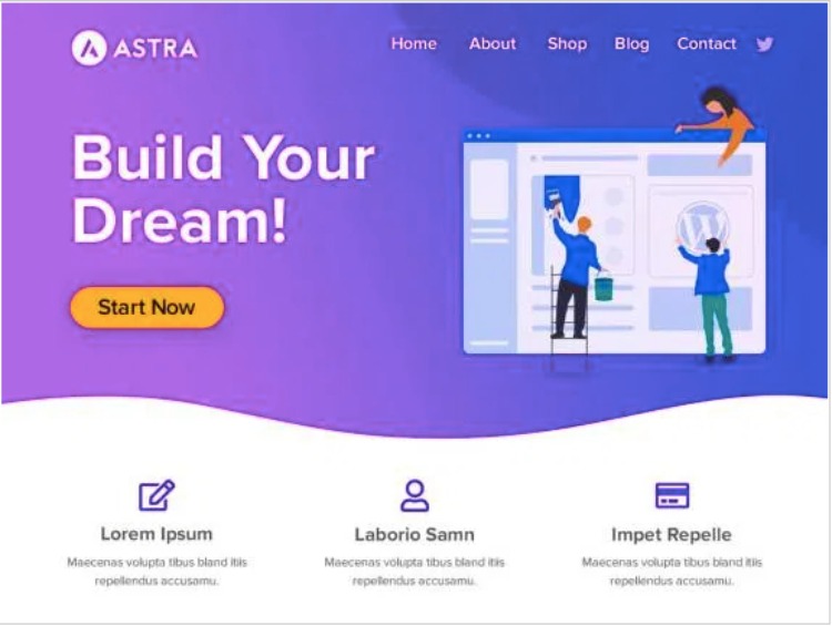 Astra- WordPress theme