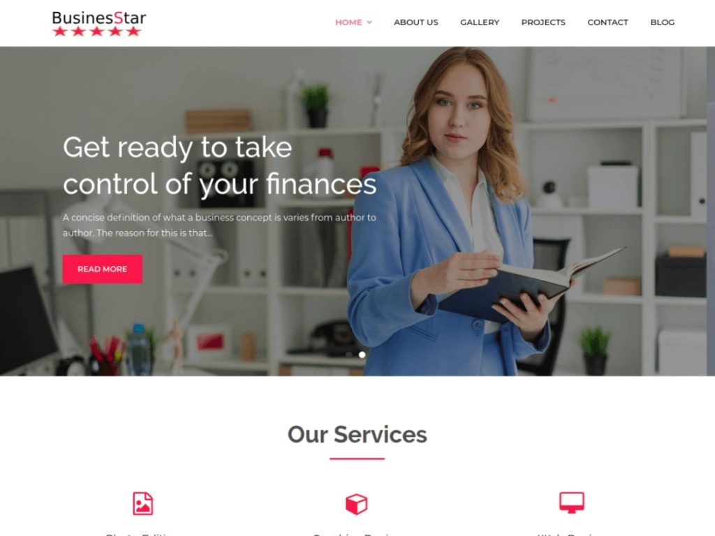 Business star - WordPress theme for bloggers