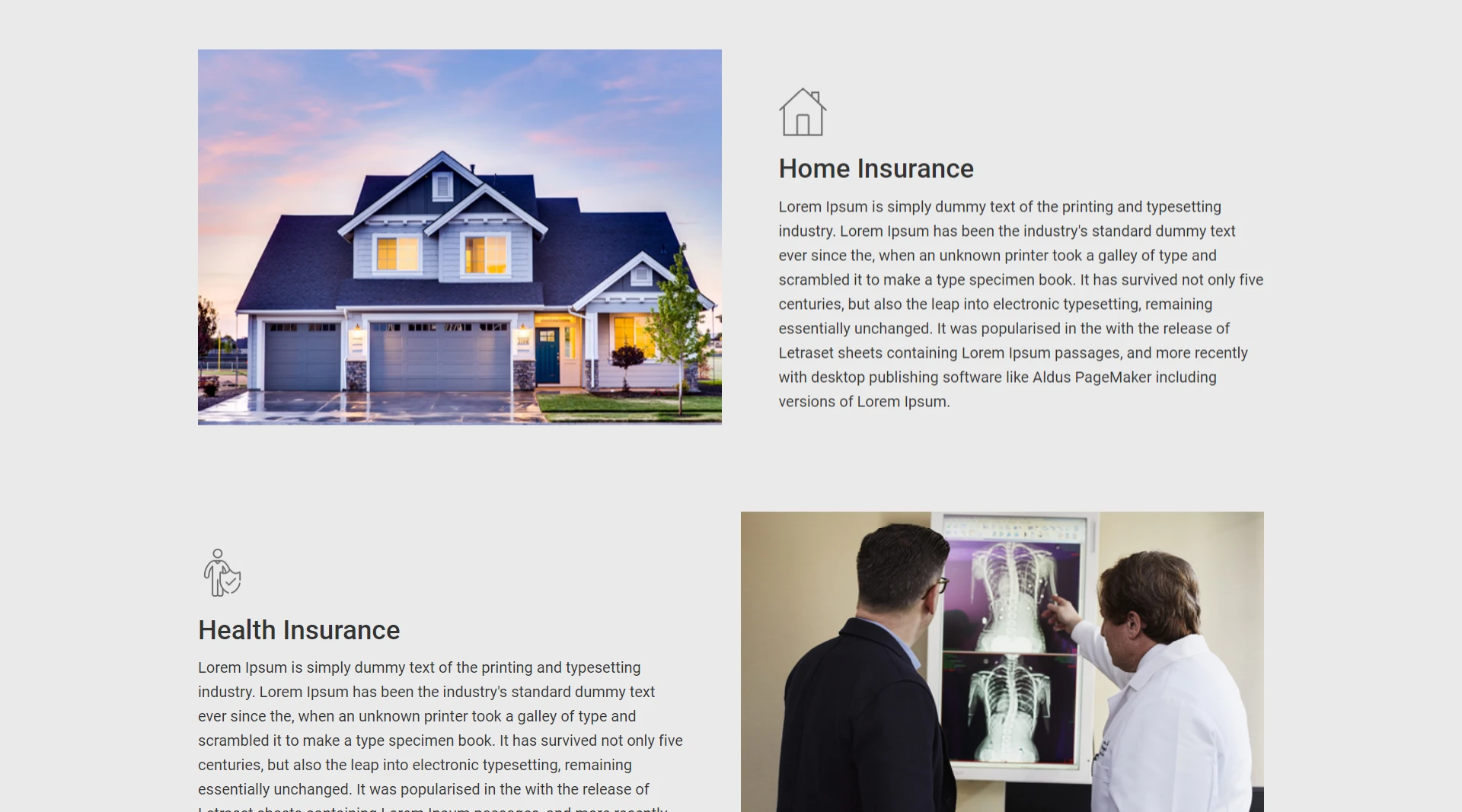 Insurance Broker Website Template
