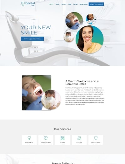 Dental Clinic WordPress theme