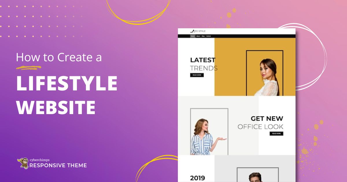 How to create a Lifestyle Website
