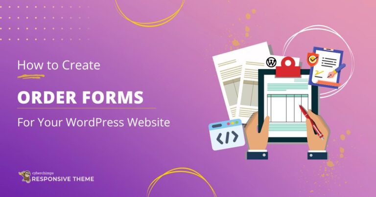 How to Create Order Forms For Your WordPress Website