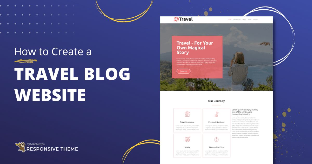 How to create a Travel Blog Website