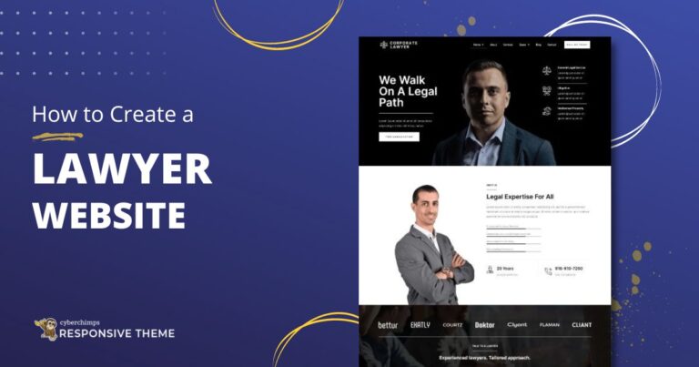 How to create a Lawyer Website