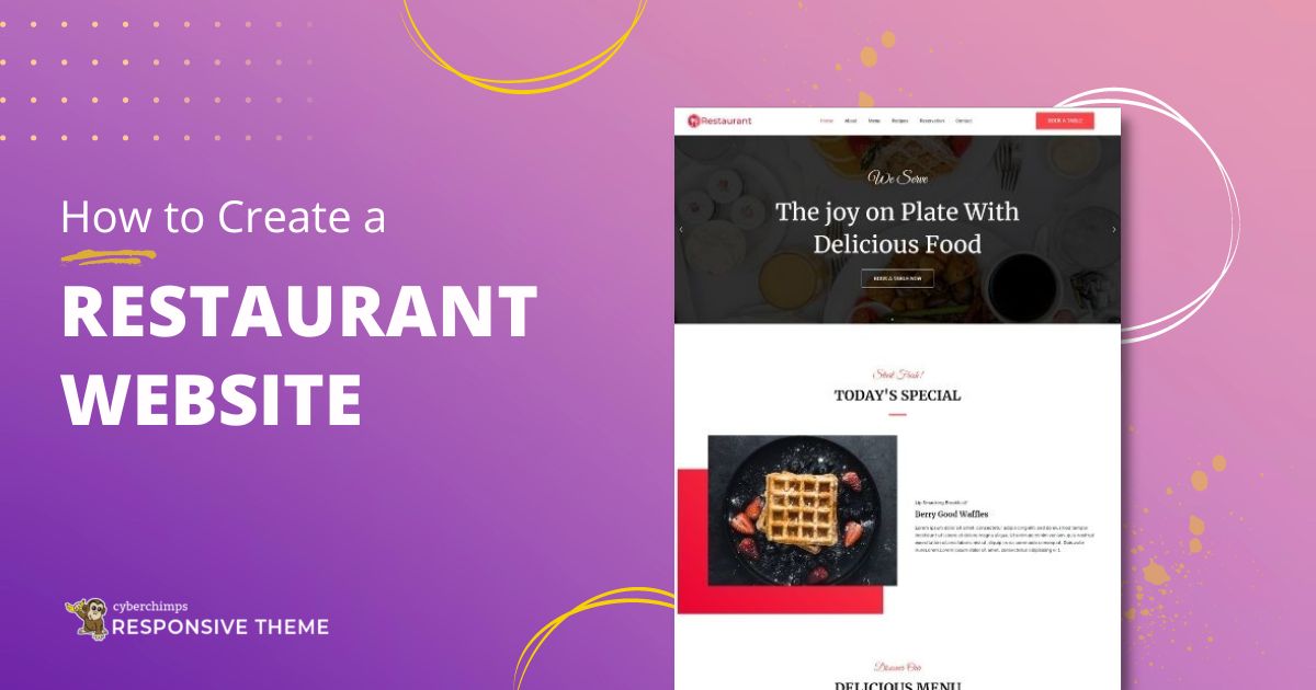 How to create a Restaurant Website