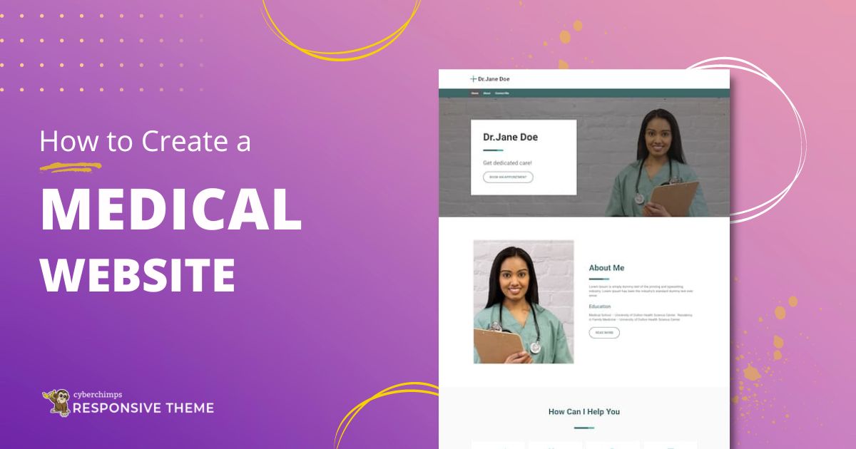 How to create a Medical Website