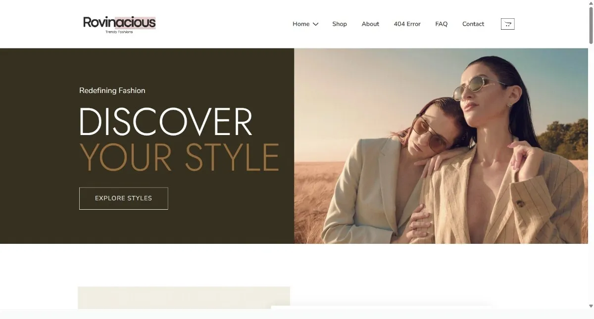 Fashion Store WordPress Theme