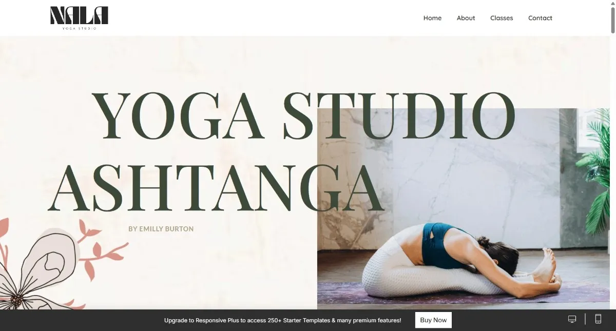 Yoga WordPress Theme