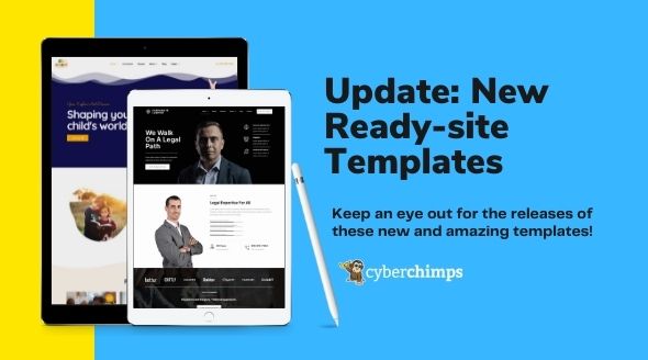Update New Ready-site Templates