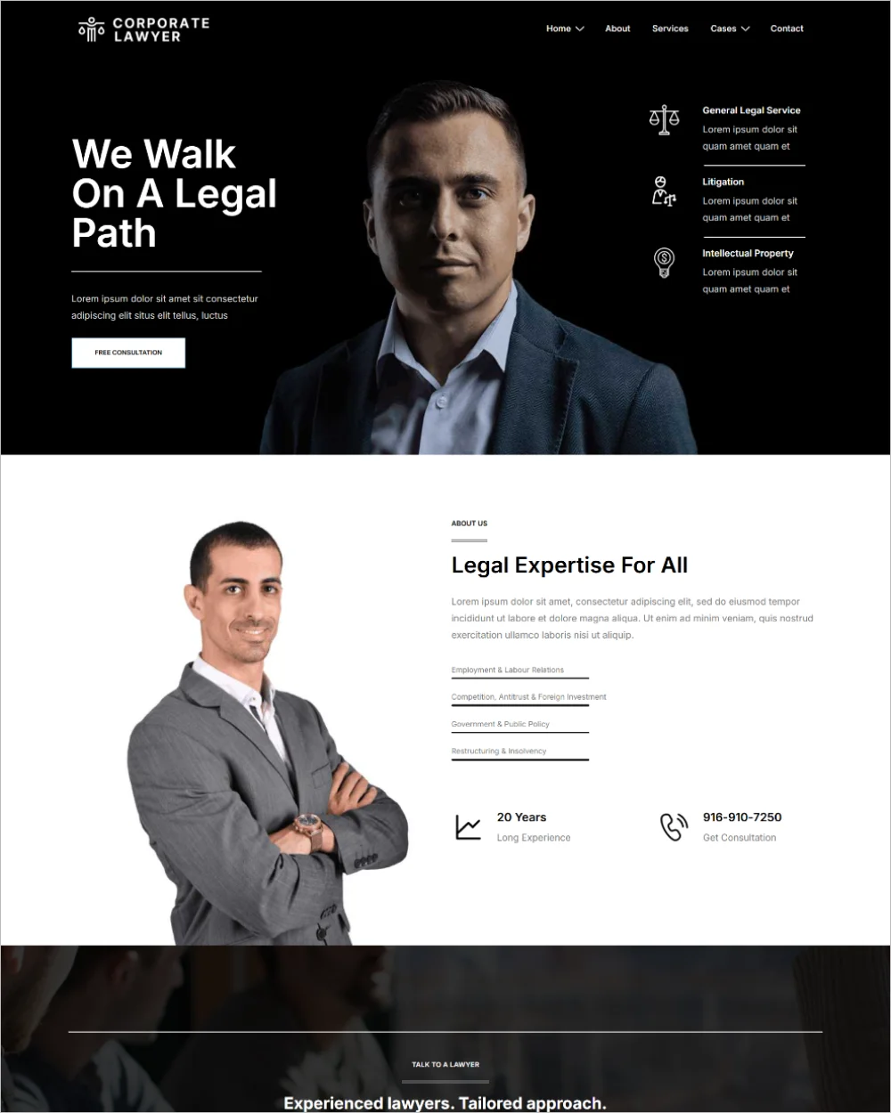 Corporate Lawyer Pro WordPress Template