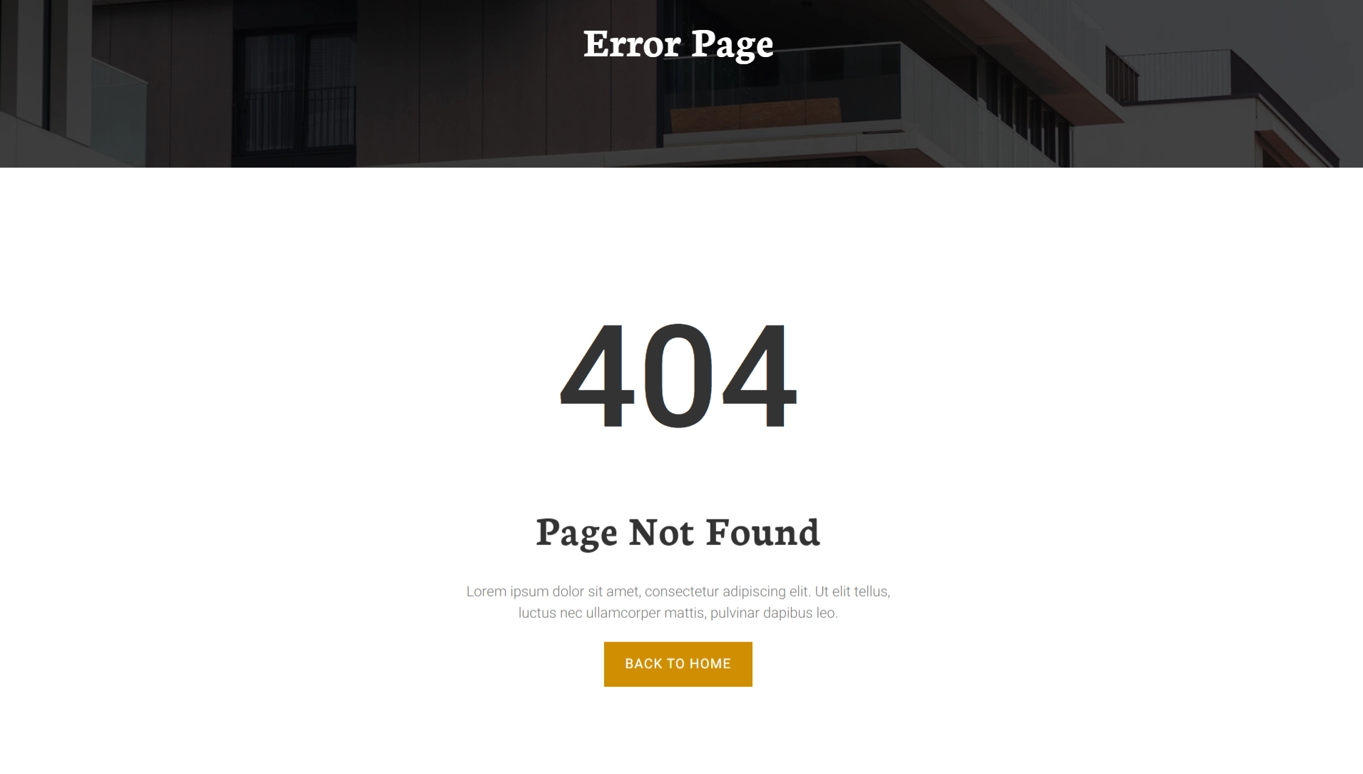 Real Estate-404 Page