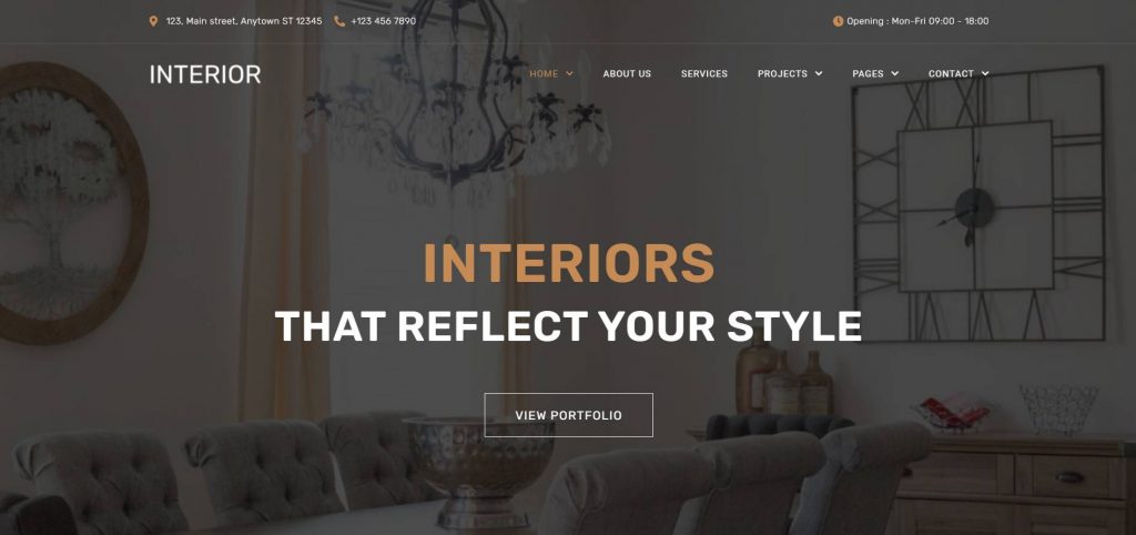 Interior Design WordPress theme