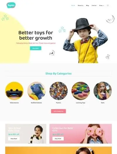 Toyziez Toy Store WordPress Theme