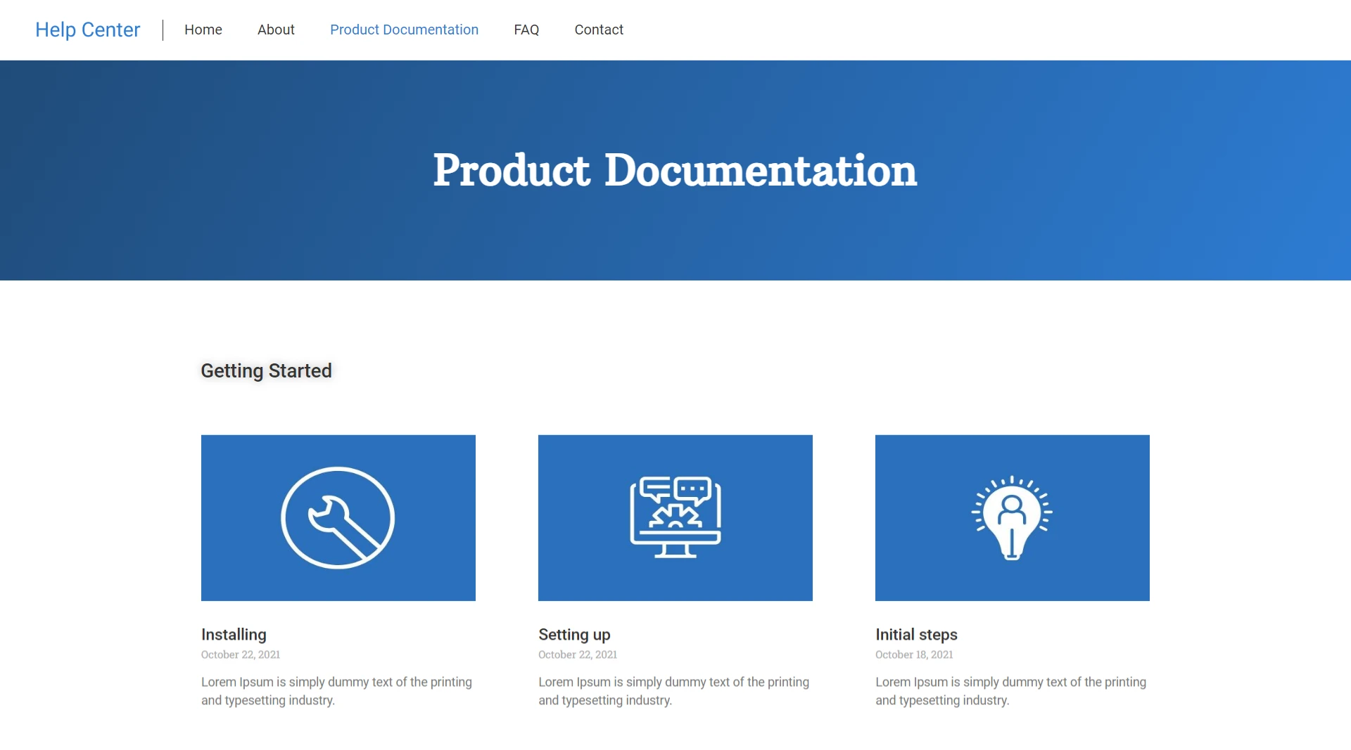 Documentation-Products