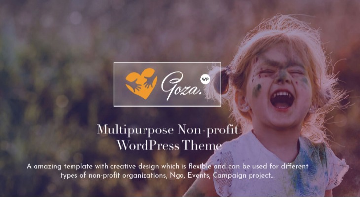 Goza non-profit wordpress theme