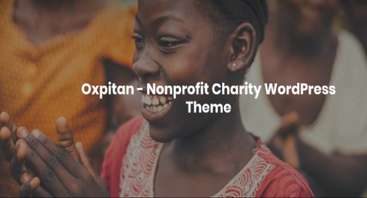 Oxpitan non-profit wordpress theme