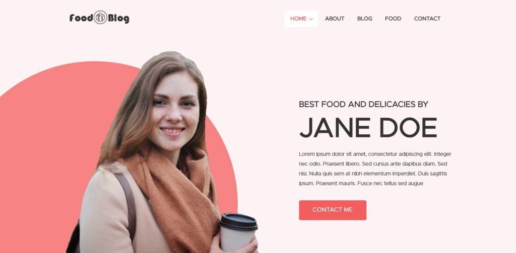 Food Blogger – Cyberchimps WordPress theme