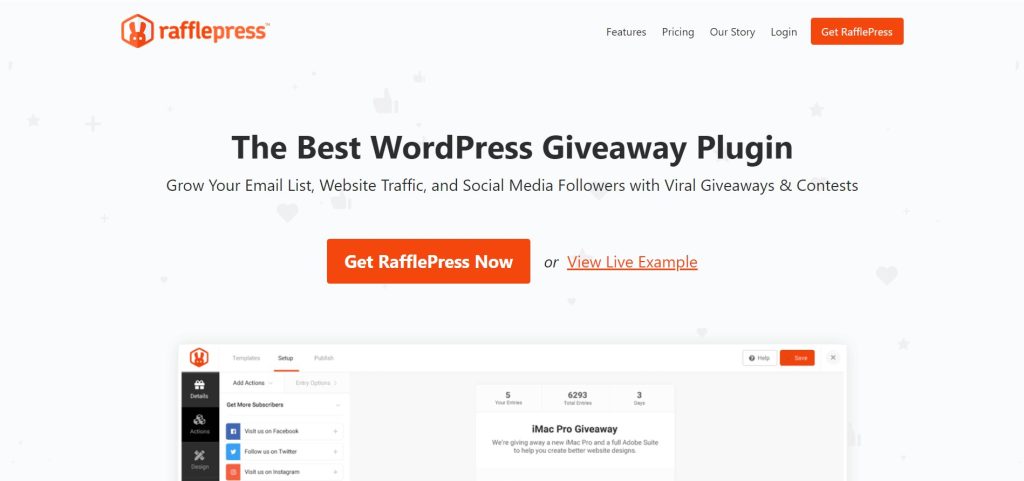 RafflePress- The Best WordPress Giveaway and Contest Plugin