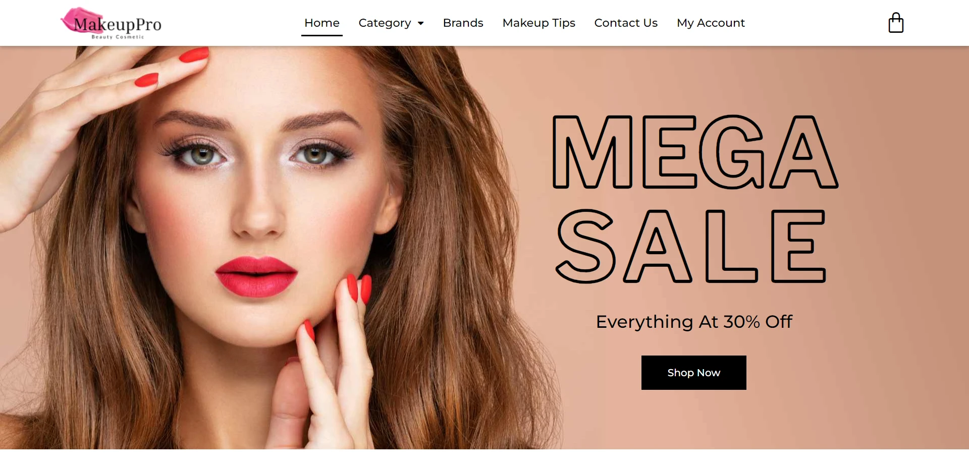 cosmetic website template