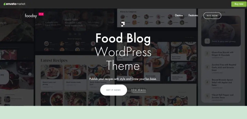 Foodsy theme