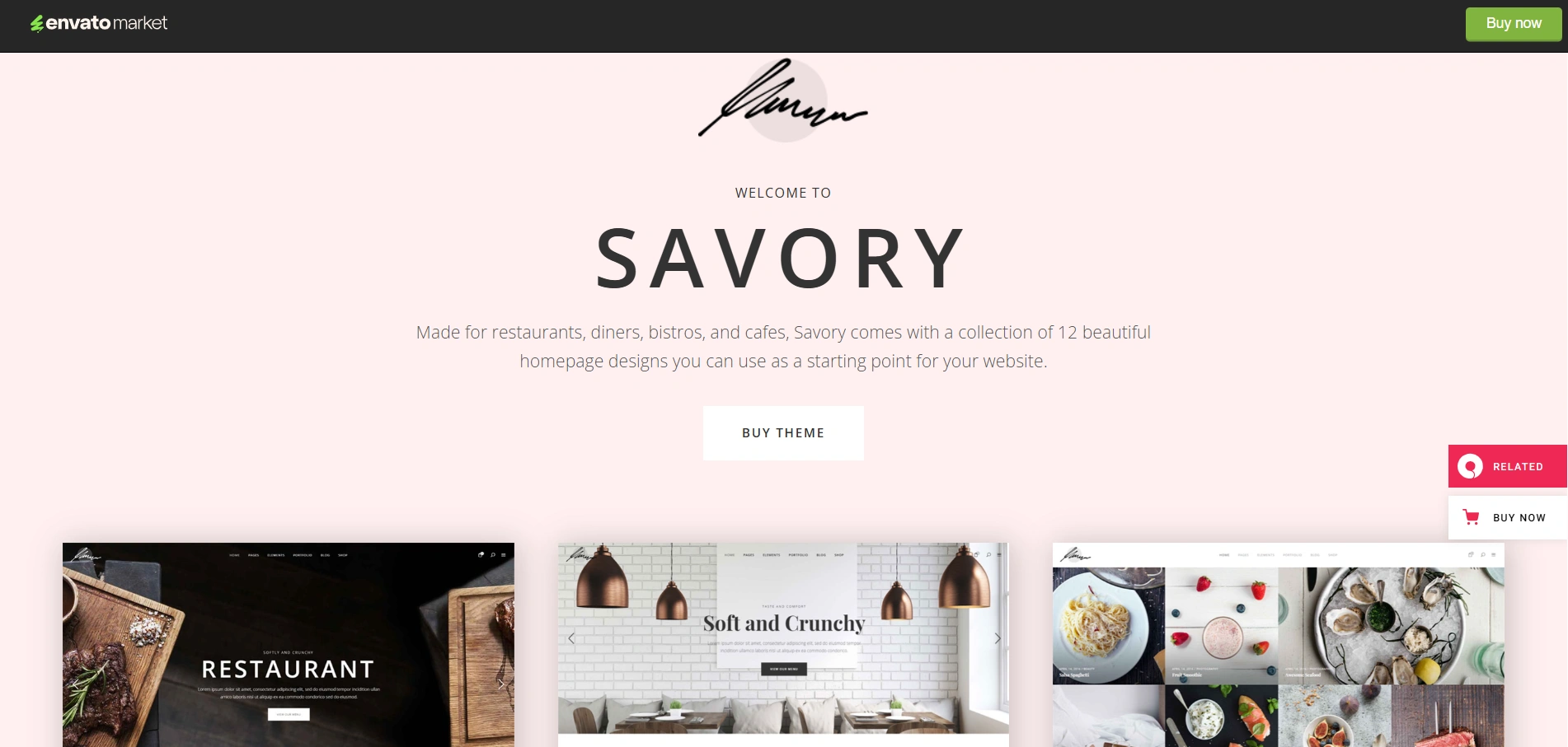 savory theme