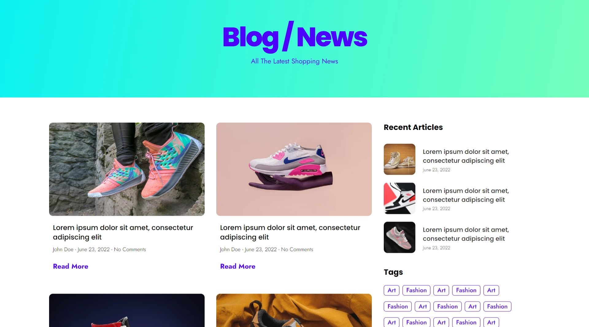 Shoes Store-Blog
