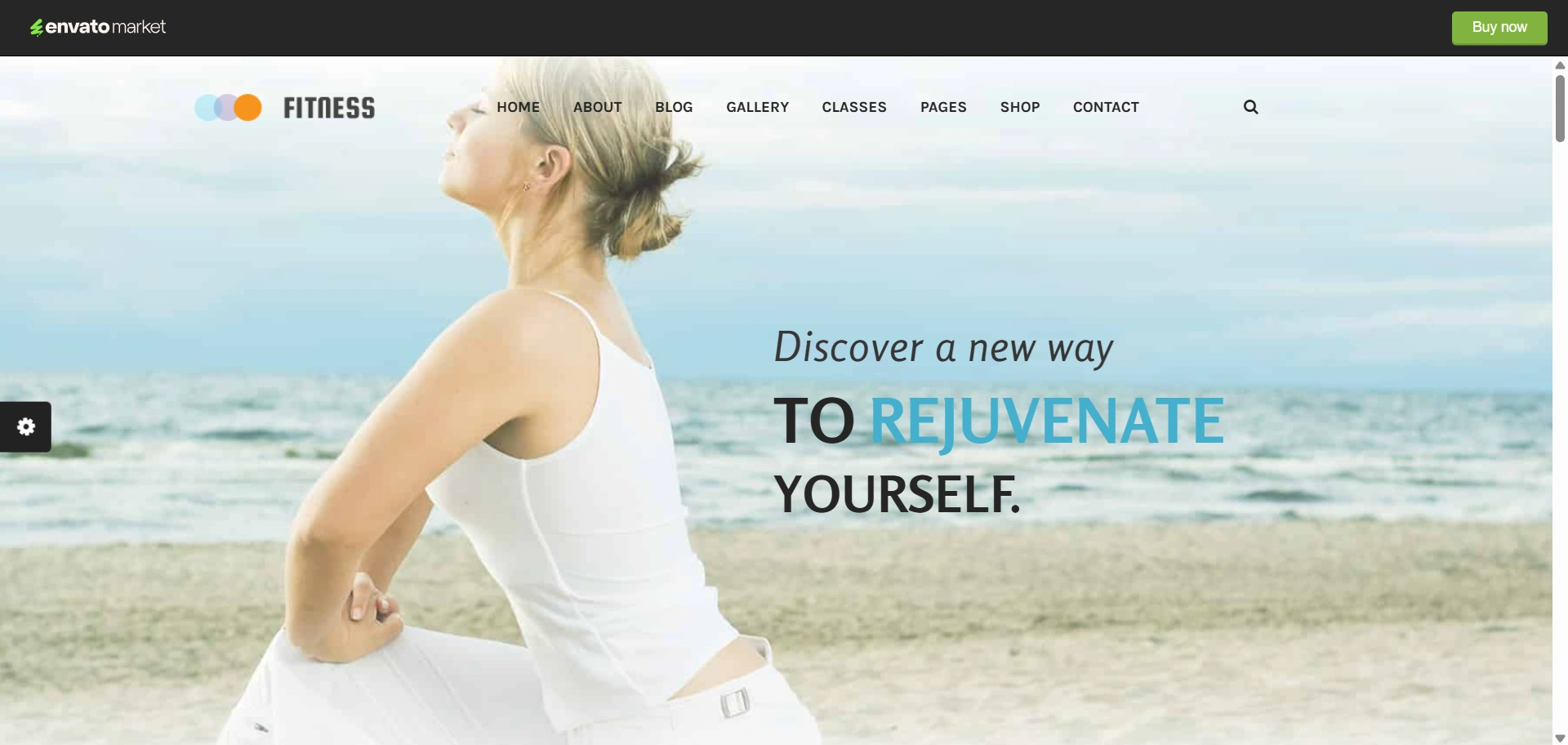 Fitness - WordPress fitness theme with powerful mega menu