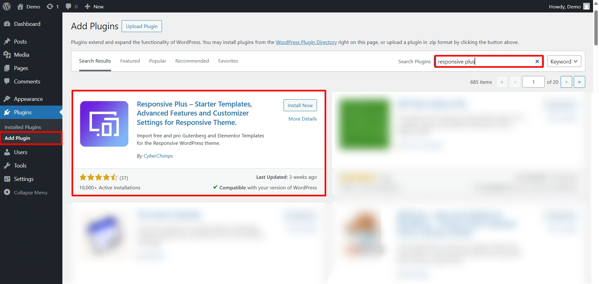Add new plugins