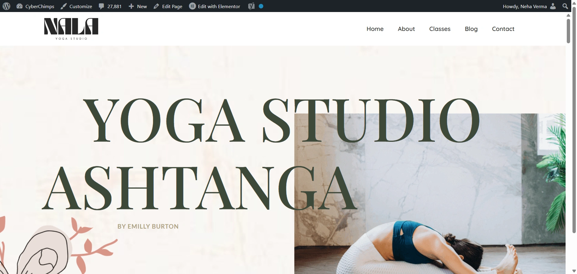 yoga studio