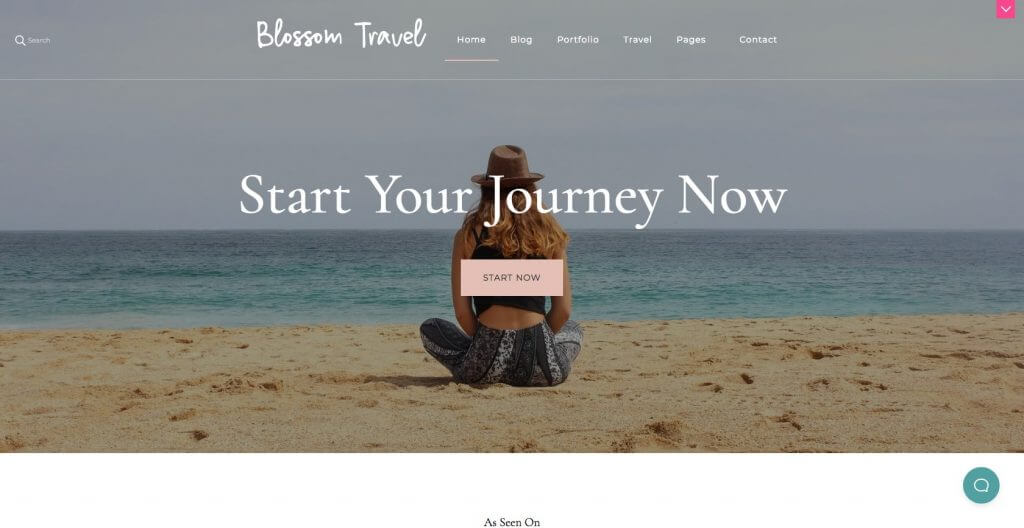 Blossom Travel Feminine WordPress Themes
